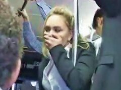 AlphaPorno Cute Girl Is Fingered On The Bus